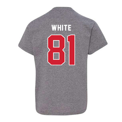 MVSU - NCAA Football : Christian White - Youth T-Shirt-3