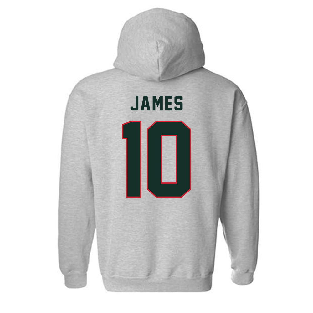 MVSU - NCAA Men's Basketball : Michael James - Classic Shersey Hooded Sweatshirt-1