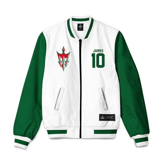 MVSU - NCAA Men's Basketball : Michael James - Bomber Jacket-0