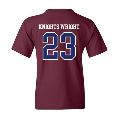 SCSU - NCAA Men's Basketball : DShay Knights Wright - Youth T-Shirt-1