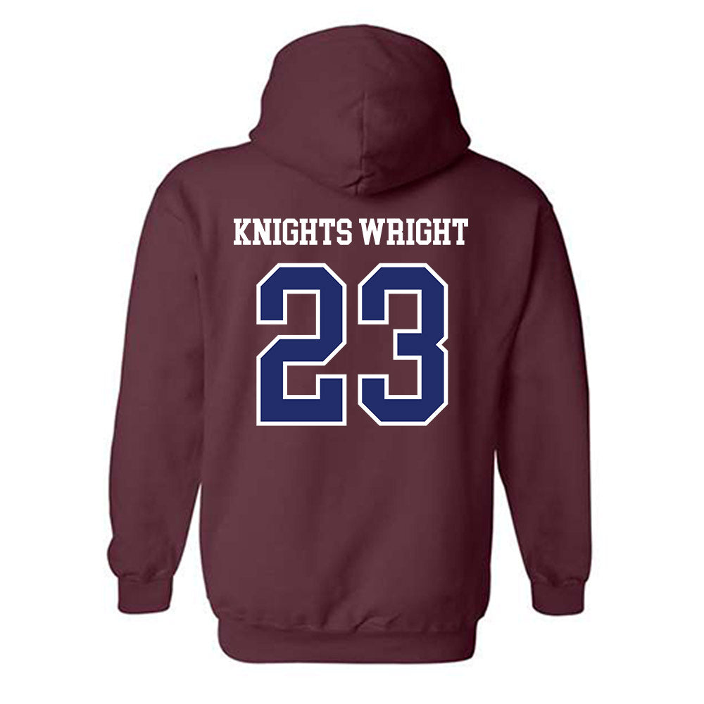 SCSU - NCAA Men's Basketball : DShay Knights Wright - Hooded Sweatshirt-1