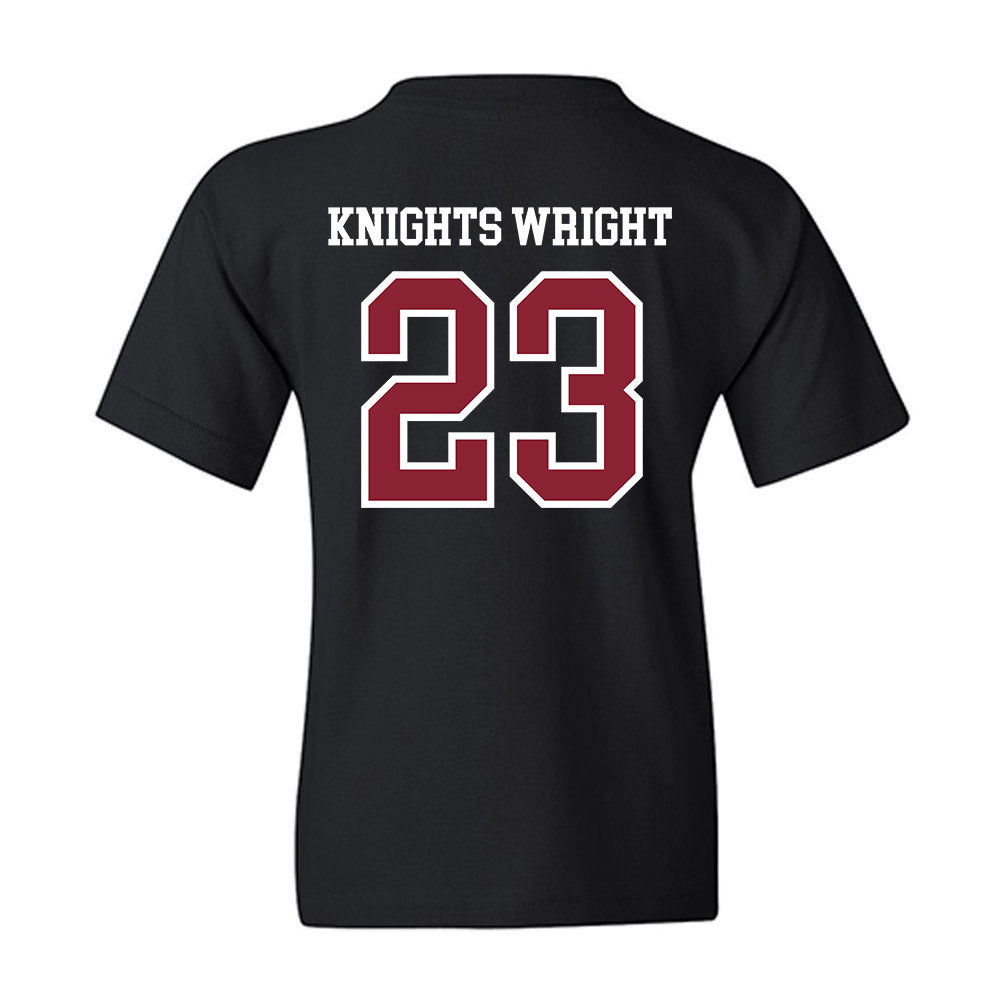 SCSU - NCAA Men's Basketball : DShay Knights Wright - Youth T-Shirt-1