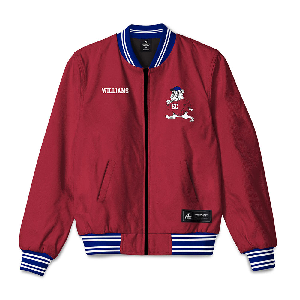 SCSU - NCAA Men's Track & Field : Chavez Williams - Bomber Jacket-0