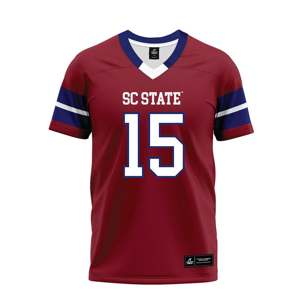 SCSU - NCAA Football : Tyron Moore - Premium Football Jersey-0