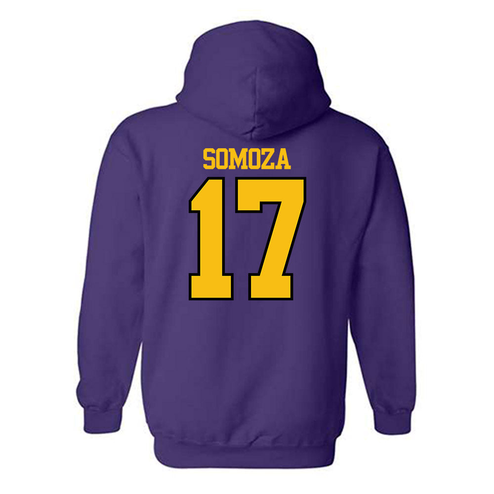 Minn. St. - NCAA Men's Ice Hockey : Ean Somoza - Classic Shersey Hooded Sweatshirt-1