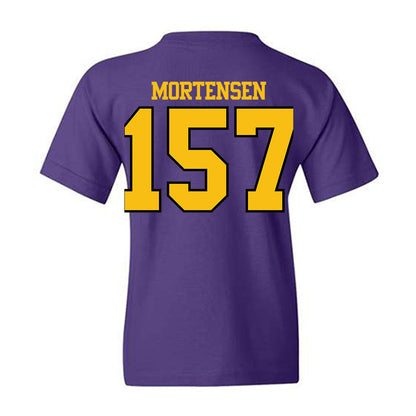 Minn. St. - NCAA Wrestling : Grady Mortensen - Classic Shersey Youth T-Shirt-1