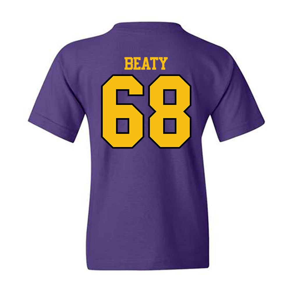 MNSU - NCAA Football : Logan Beaty - Classic Shersey Youth T-Shirt-1