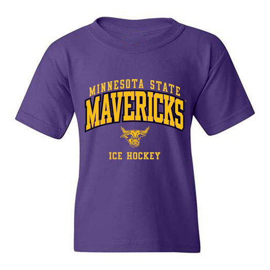 Minn. St. - NCAA Men's Ice Hockey : Cash Carter - Classic Shersey Youth T-Shirt-0