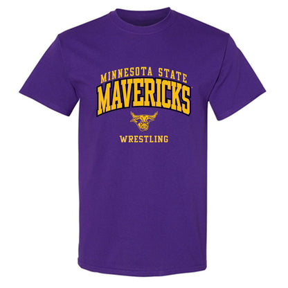 Minn. St. - NCAA Wrestling : Grady Mortensen - Classic Shersey T-Shirt-0
