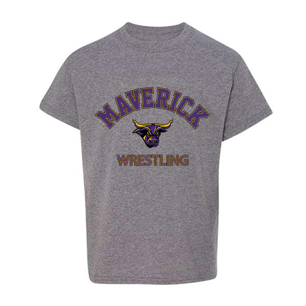 Minn. St. - NCAA Wrestling : Grady Mortensen - Classic Shersey Youth T-Shirt-0