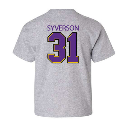 Minn. St. - NCAA Men's Ice Hockey : Matthew Syverson - Classic Shersey Youth T-Shirt-1