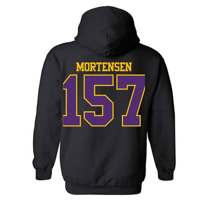 Minn. St. - NCAA Wrestling : Grady Mortensen - Classic Shersey Hooded Sweatshirt-1