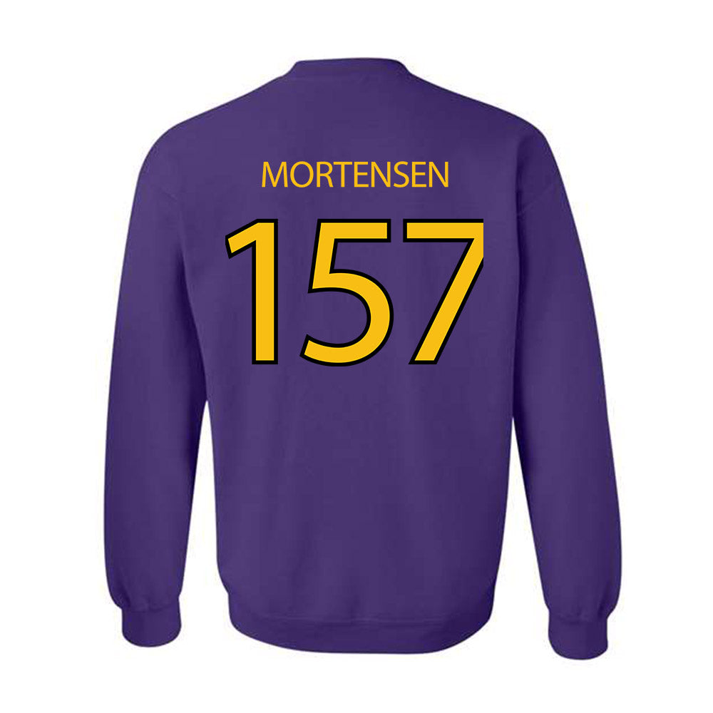 Minn. St. - NCAA Wrestling : Grady Mortensen - Classic Shersey Crewneck Sweatshirt-1