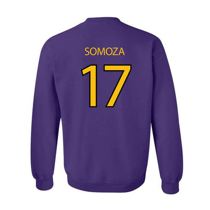 Minn. St. - NCAA Men's Ice Hockey : Ean Somoza - Classic Shersey Crewneck Sweatshirt-1