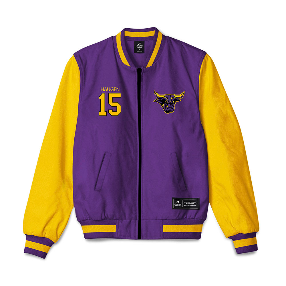 Minn. St. - NCAA Baseball : Sam Haugen - Bomber Jacket-0