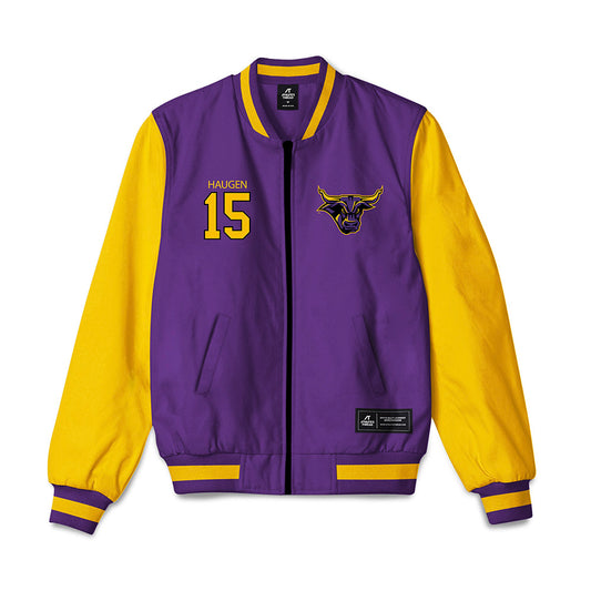 Minn. St. - NCAA Baseball : Sam Haugen - Bomber Jacket-0