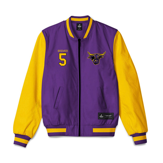 MNSU - NCAA Women's Basketball : Natalie Bremer - Bomber Jacket-0