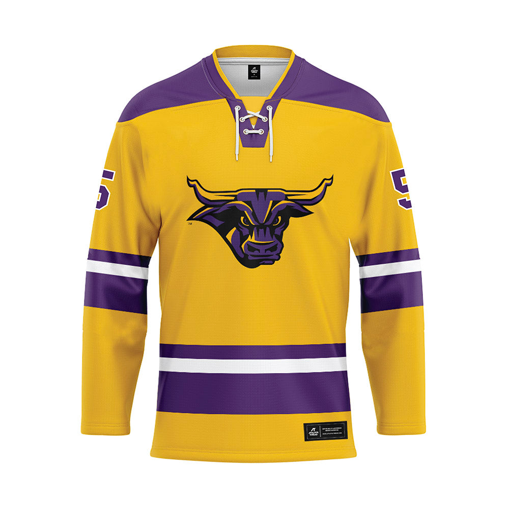 Minn. St. - NCAA Women's Ice Hockey : Sophie Stramel - Yellow Hockey Jersey-0