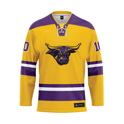 Minn. St. - NCAA Women's Ice Hockey : Zoe Lopez - Yellow Hockey Jersey-0