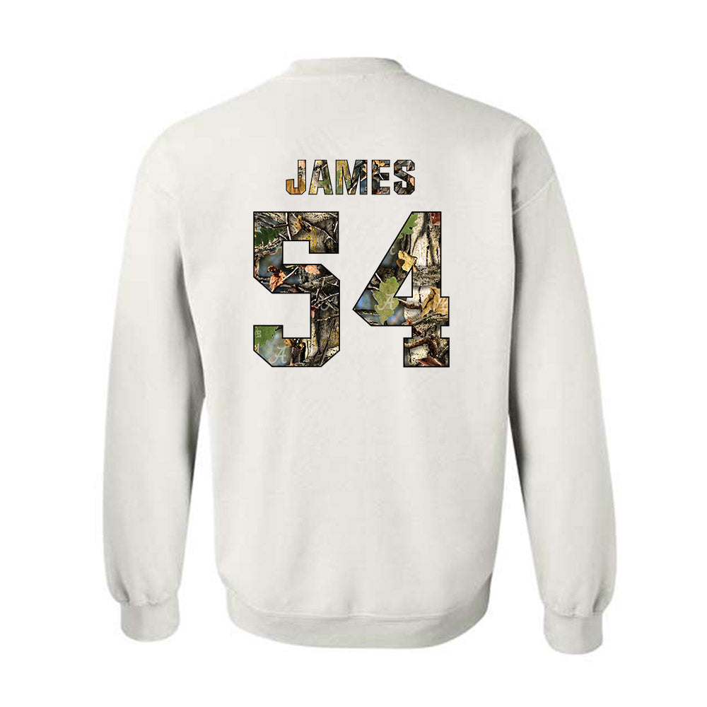 Alabama - NCAA Football : Jayvin James - Crewneck Sweatshirt-1