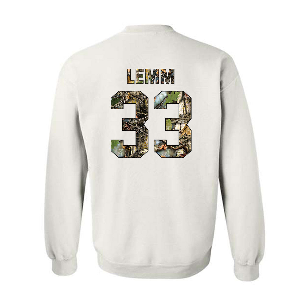Alabama - NCAA Baseball : John Lemm - Crewneck Sweatshirt-1