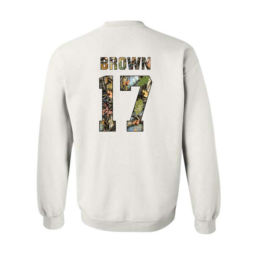 Alabama - NCAA Football : Trae'shawn Brown - Crewneck Sweatshirt-1