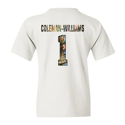 Alabama - NCAA Football : Ryan Coleman-Williams - Youth T-Shirt-1