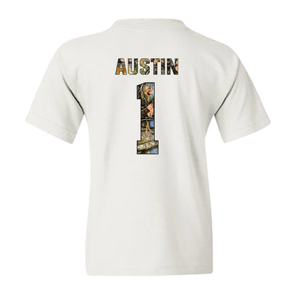 Alabama - NCAA Women's Basketball : Ace Austin - Youth T-Shirt-1