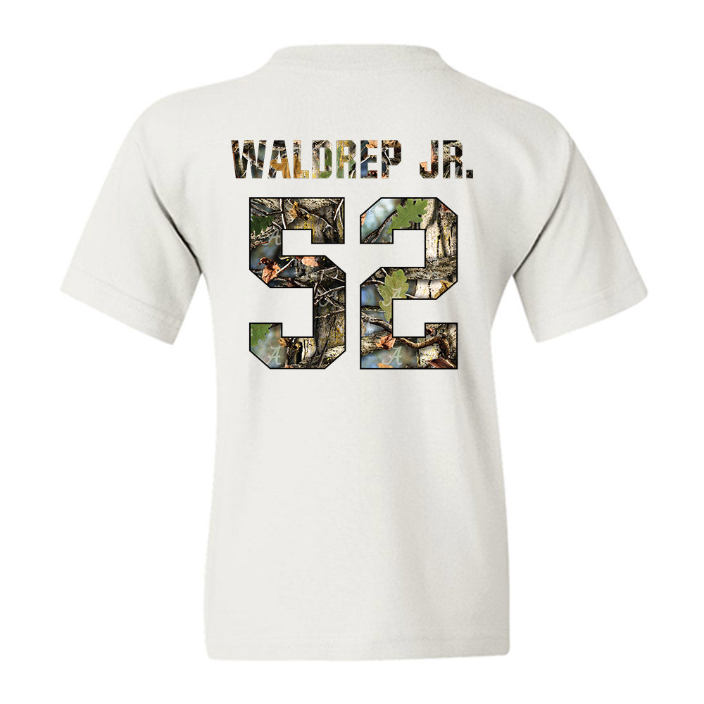 Alabama - NCAA Football : Mal Waldrep Jr. - Youth T-Shirt-1