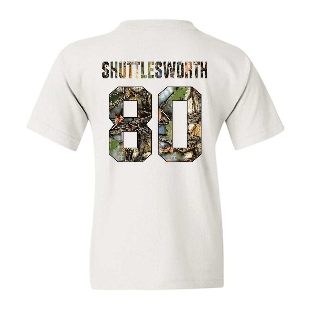 Alabama - NCAA Football : Jaxon Shuttlesworth - Youth T-Shirt-1