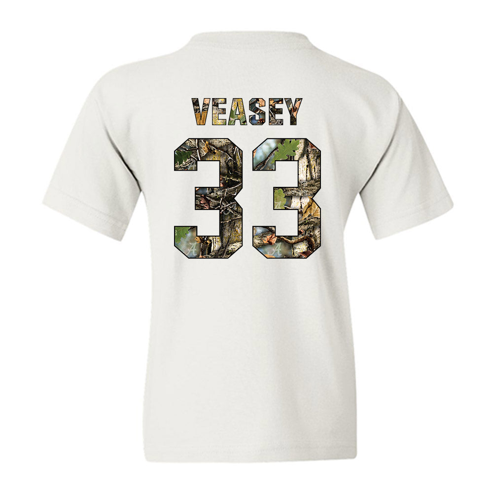 Alabama - Baseball Alumni : Ariston Veasey - Youth T-Shirt-1