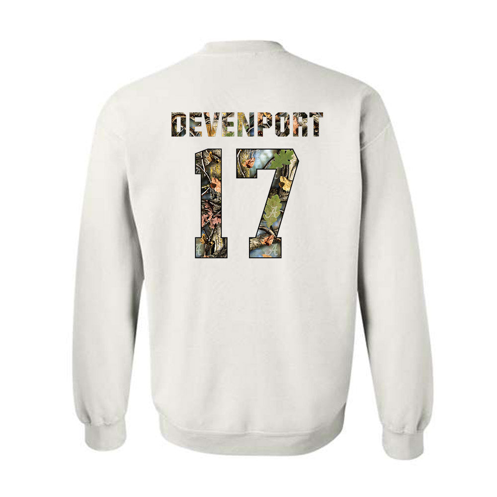 Alabama - NCAA Baseball : Logen Devenport - Crewneck Sweatshirt-1