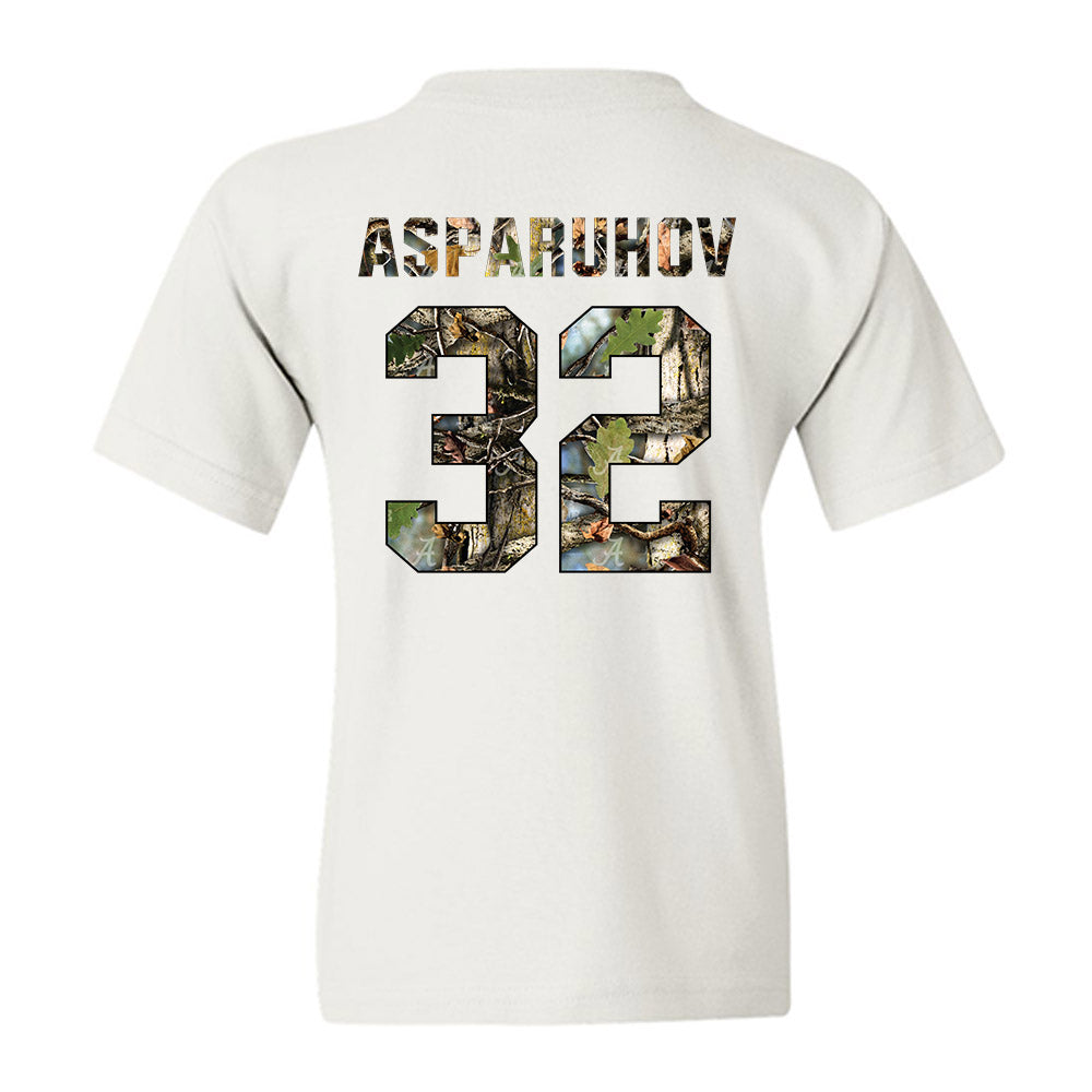 Alabama - NCAA Football : Alex Asparuhov - Youth T-Shirt-1