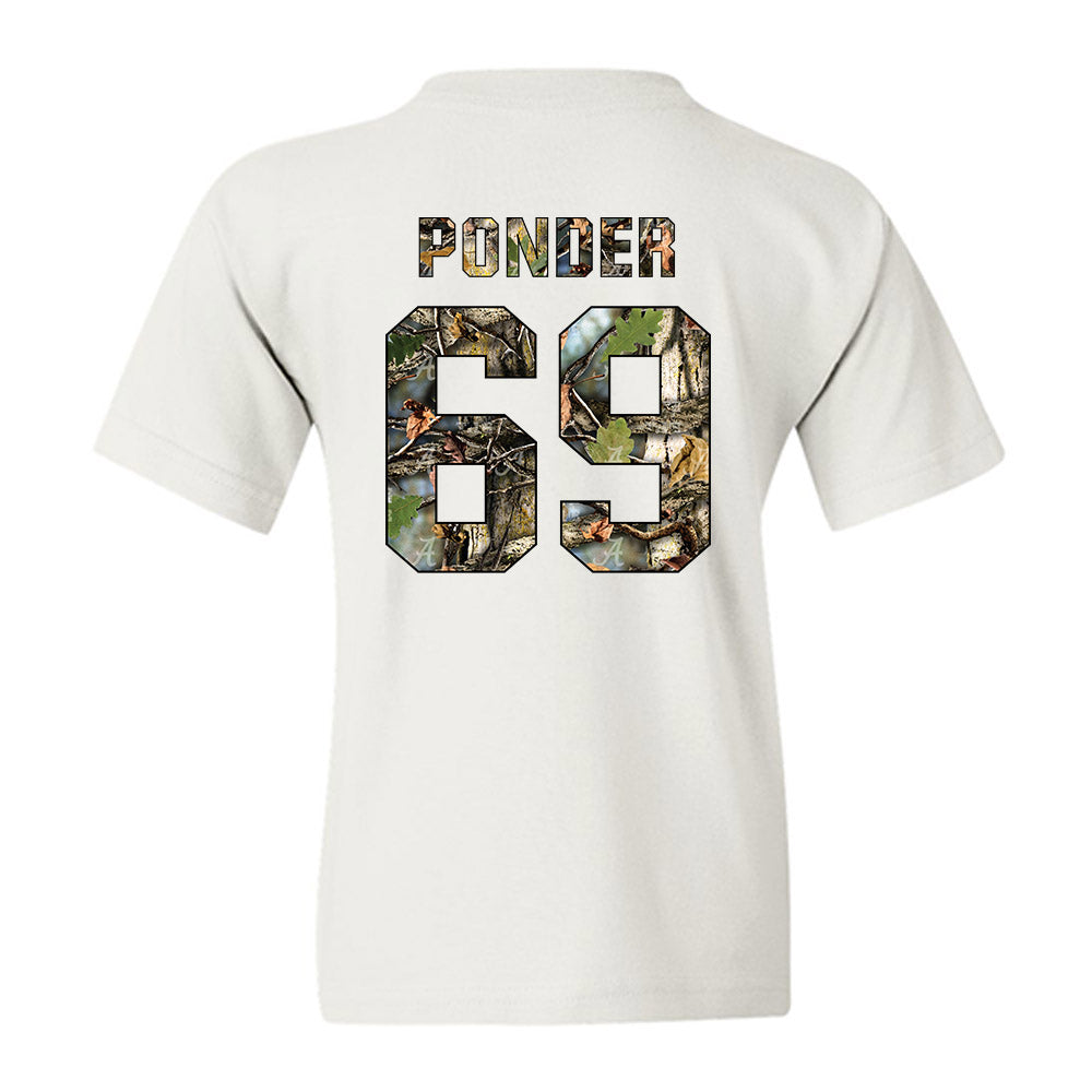 Alabama - NCAA Football : Ellis Ponder - Youth T-Shirt-1