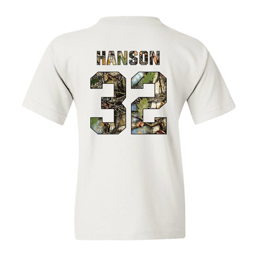 Alabama - NCAA Football : Griffin Hanson - Youth T-Shirt-1