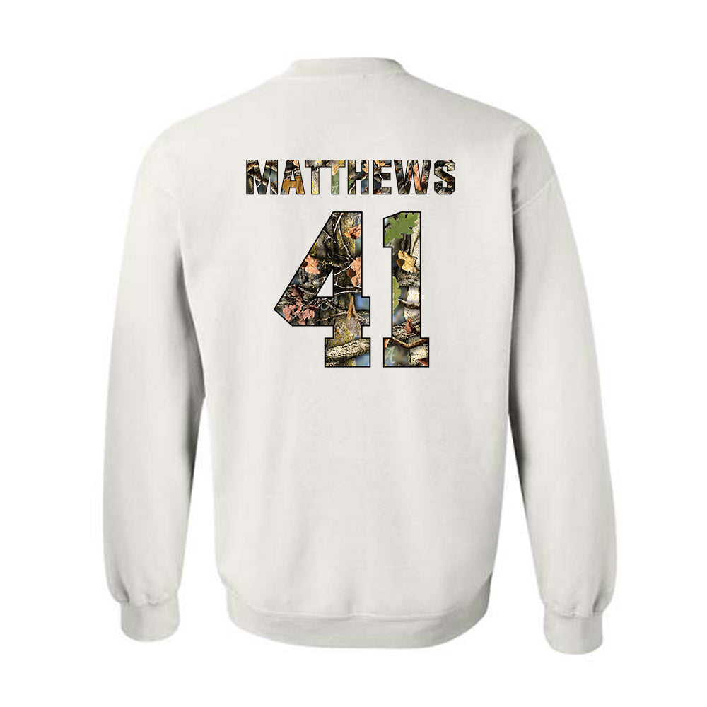 Alabama - NCAA Football : Jamarion Matthews - Crewneck Sweatshirt-1