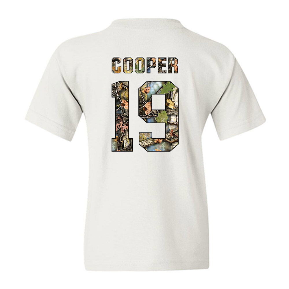 Alabama - NCAA Football : John Cooper - Youth T-Shirt-1