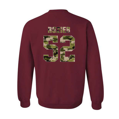 Alabama - NCAA Football : Alex Rozier - Tusk Camo Script A Crewneck Sweatshirt-1