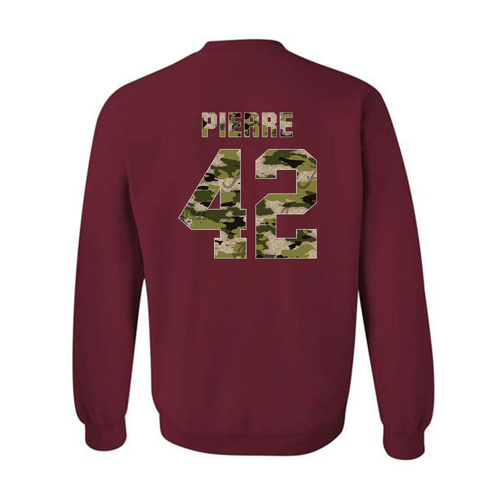 Alabama - NCAA Football : Yhonzae Pierre - Tusk Camo Script A Crewneck Sweatshirt-1
