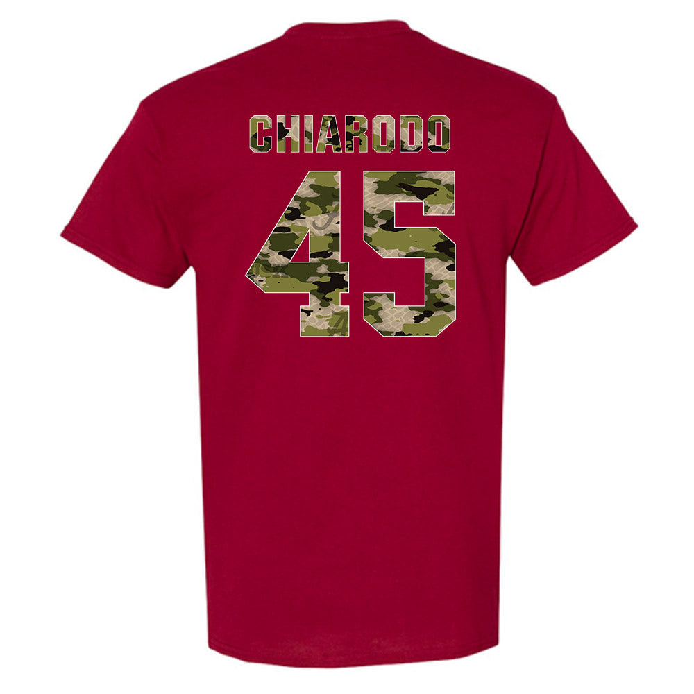 Alabama - NCAA Baseball : Joe Chiarodo - Tusk Camo Script A T-Shirt-1
