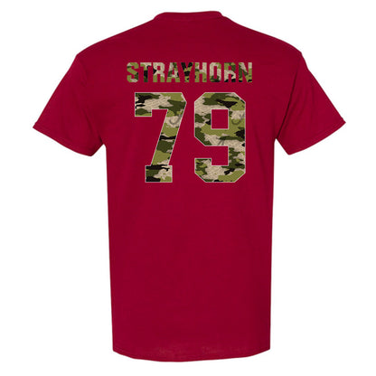 Alabama - NCAA Football : Kaden Strayhorn - Tusk Camo Script A T-Shirt-1