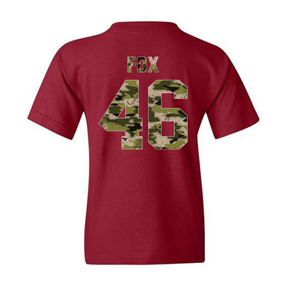 Alabama - NCAA Football : Peyton Fox - Tusk Camo Script A Youth T-Shirt-1