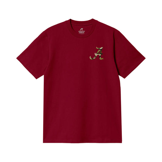 Alabama - NCAA Men's Basketball : Anderson Diaz - Tusk Camo Script A T-Shirt-0