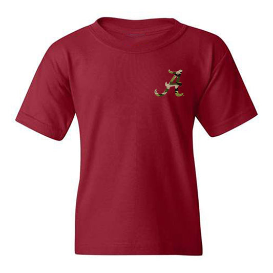 Alabama - NCAA Softball : Marlie Giles - Tusk Camo Script A Youth T-Shirt-0
