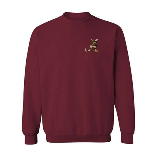 Alabama - NCAA Football : Walter Sansing III - Tusk Camo Script A Crewneck Sweatshirt-0