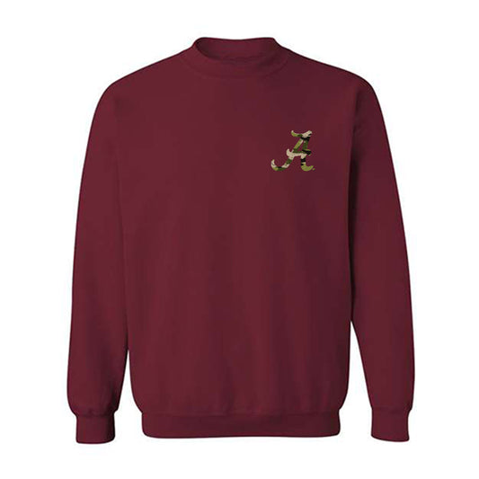 Alabama - NCAA Football : Walter Sansing - Tusk Camo Script A Crewneck Sweatshirt-0