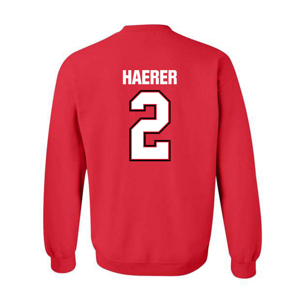 Minot State - NCAA Men's Basketball : Carson Haerer - Classic Shersey Crewneck Sweatshirt-1