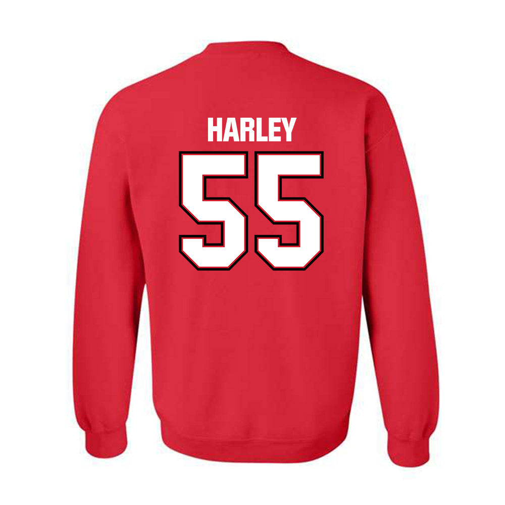 Minot State - NCAA Baseball : Jon Harley - Classic Shersey Crewneck Sweatshirt-1