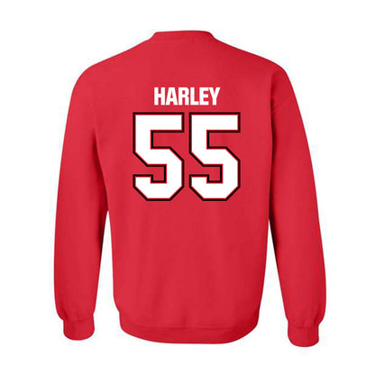 Minot State - NCAA Baseball : Jon Harley - Classic Shersey Crewneck Sweatshirt-1