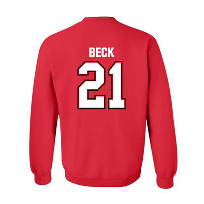 Minot State - NCAA Women's Basketball : Skotti Beck - Classic Shersey Crewneck Sweatshirt-1